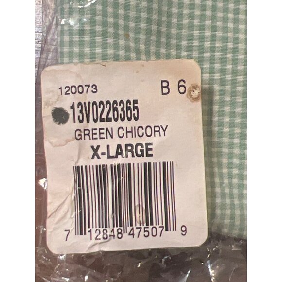 Van Heusen For Her Green Chicory Dress Shirt 13V02 26365 Size XL NWT - Picture 3 of 4